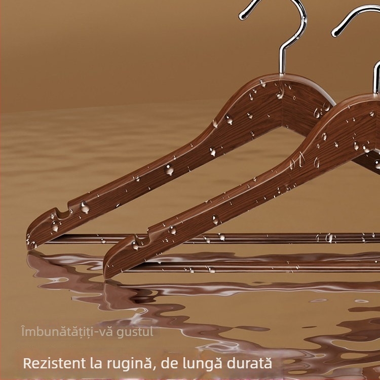Umeraș pentru haine din lemn, pentru garderobă și uz casnic
