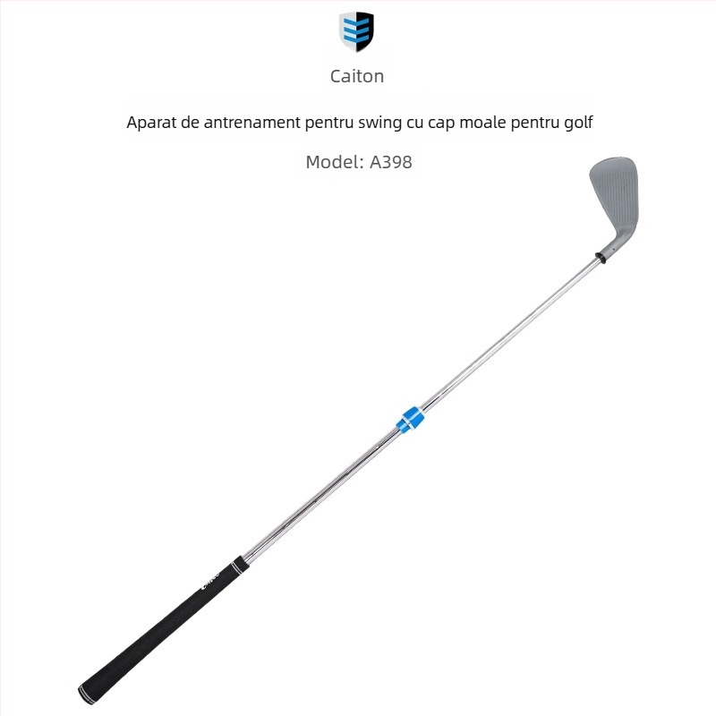 Antrenor de swing golf cu cap moale și feedback audio cu eliberare întârziată