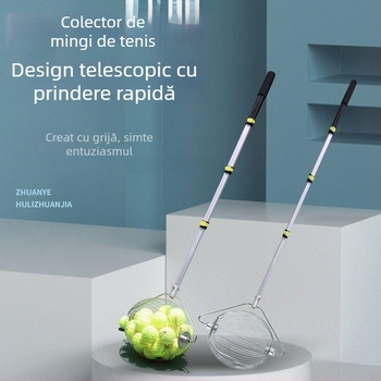 Colector telescopic pentru mingi de tenis și ping-pong