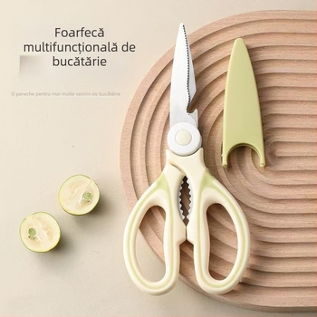 Foarfeci de bucătărie multifuncționale, oțel inoxidabil de calitate alimentară, mari pentru oase de pui și pește, pentru uz casnic
