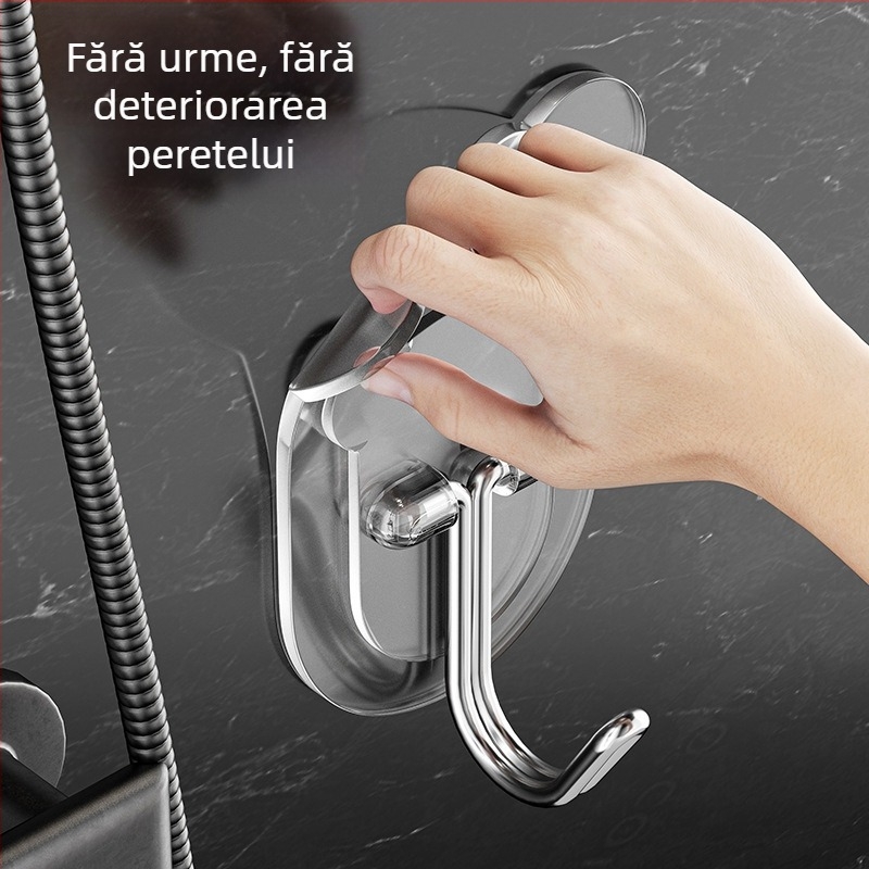 Cârlig adeziv în stil urs pentru bucătărie și casă, montaj pe perete fără găuri, pentru ușa băii