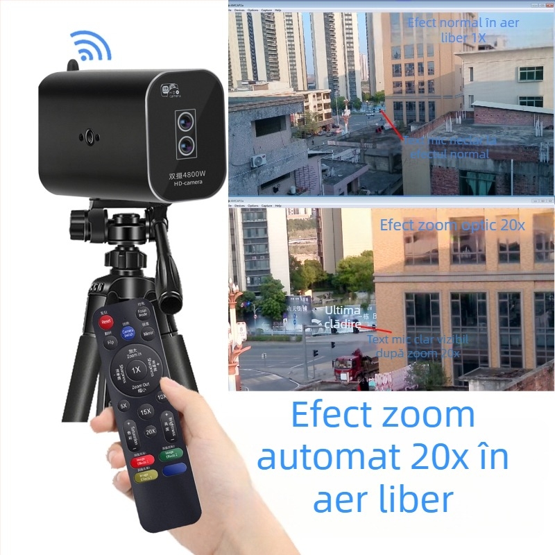 X9 cameră HD dedicată transmisiilor live, corp din aliaj de aluminiu, zoom optic 20x, 60 Hz, pentru diferite scene de livestream