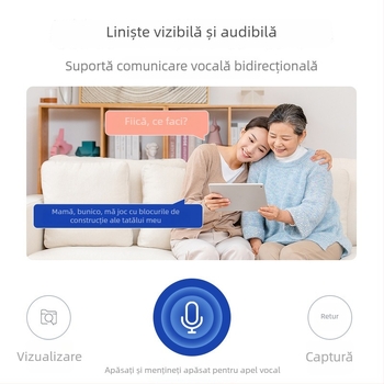 Cameră de tip dom cu obiectiv dublu, zoom 10x, Wi‑Fi pentru exterior, supraveghere inteligentă 4K cu vedere nocturnă