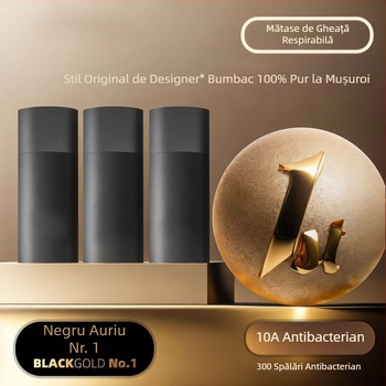 Ice Silk Boxeri bărbați, subțiri de vară, fără cusături, respirabili, grafit