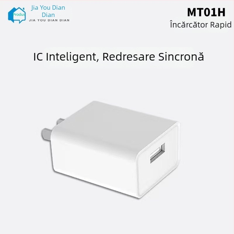 MT01H Încărcător USB 5V 2A pentru dispozitive Android și Apple Lightning