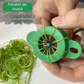 Răzuitor din oțel inoxidabil pentru ceapă verde - tăietor de legume multifuncțional
