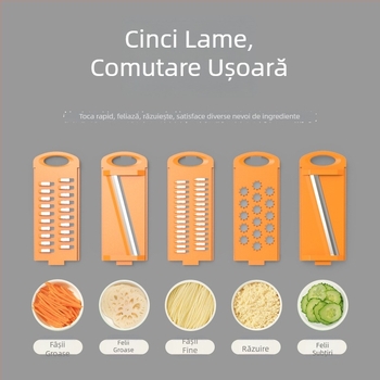 Li Ren QCQ-3136 Tocător de legume multifuncțional — răzuitor pentru cartofi, rasnitoare și feliator