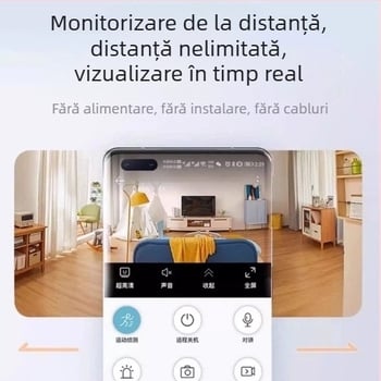Cameră X3 pentru interior, wireless, cu vizualizare nocturnă de înaltă claritate pentru monitorizare casnică