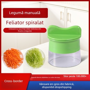 Răzuitor spiral și tăietor de legume, multifuncțional pentru bucătărie