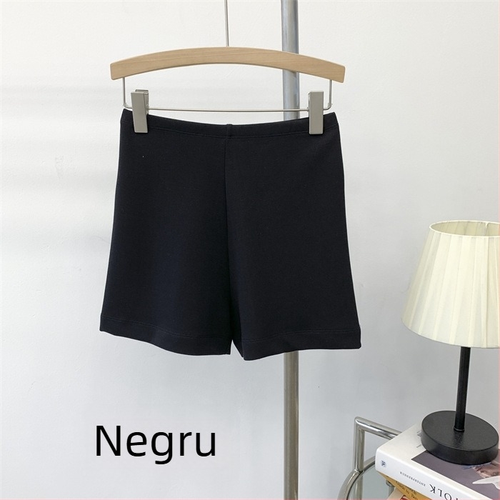 Șorturi feminine talie înaltă, elastice, culoare solidă, croială slim, ideale pentru antrenament și yoga; pot fi purtate ca piesă de exterior sau ca strat de bază; stil modern.