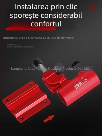 Cutie de pescuit din aluminiu, set din trei părți, cu suport universal pentru umbrelă pe stânga și pe dreapta, suport pentru turetă, suport pentru pește și suport pentru tavă de momeli, accesorii pentru cutie.
