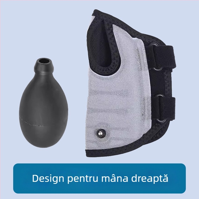 Orteza de încheietură gonflabilă cu compresie reglabilă pentru entorse, suport de încheietură din fibre de poliester pentru volei