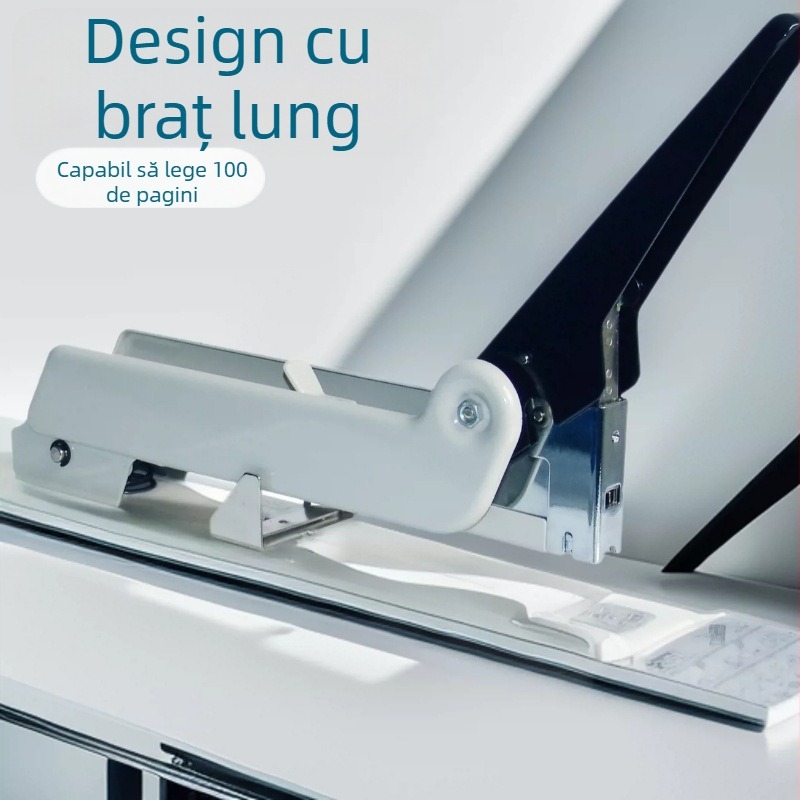 Yunfeng YF9993 Capsator metal greu, braț lung, construcție îmbunătățită, capacitate de 200 de pagini