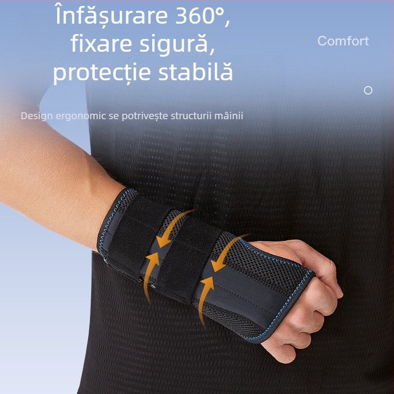 Orteză pentru încheietura mâinii – fixare a articulației, sprijin pentru entorsă, stabilizator TFCC, protecție a tecii tendonului