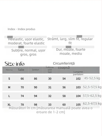 Sinan jeansi cu talie înaltă, albastru închis, croială largă, căptușeală din fleece, micro flare SN6917