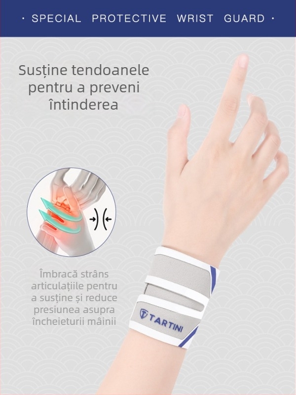 Orteza pentru încheietura TFCC, fixare a tendoanelor, unisex, pentru badminton și tenis