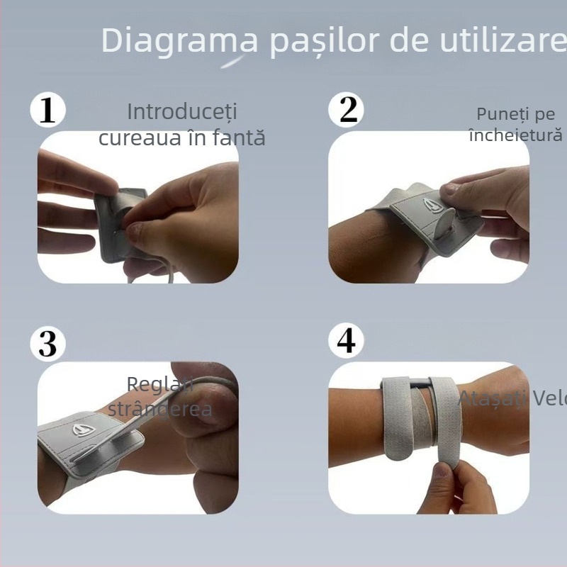 Orteză pentru încheietura mâinii, pentru entorse și leziuni ale tecii tendonului, bandă de fixare specială pentru tenis și badminton – reabilitare sportivă