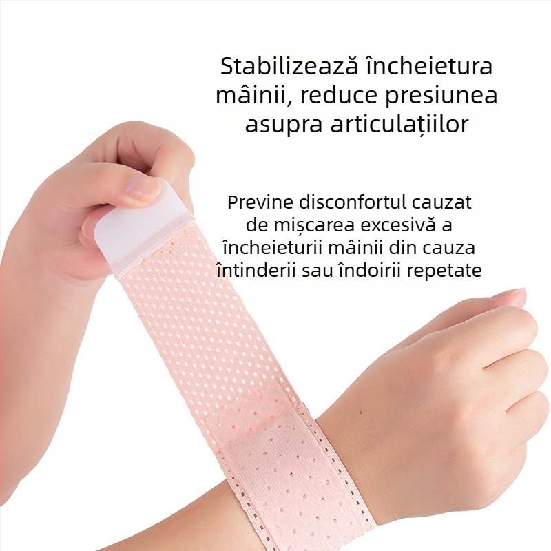 Suport pentru încheietură respirabil, ușor, cu compresie, anti-entorsă, pentru fitness