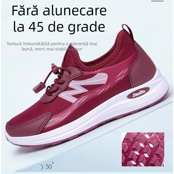 Pantofi sport unisex cu vibrații magnetice, talpă moale, antiderapante, terapie magnetică, respirabili, pentru mers zilnic persoanelor de vârstă mijlocie și vârstnicilor