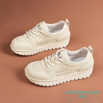 Sneakeri femei cu talpă moale, respirabili, confortabili, 2025 primăvară-vară, pantofi casual pentru femei, mărime mare