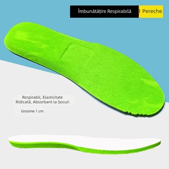 Tălăți sportive cu amortizare, respirabile, absorbante de sudoare, anti miros, elasticitate înaltă, pernă de aer pentru creșterea înălțimii, EU 46-47, ultra moi