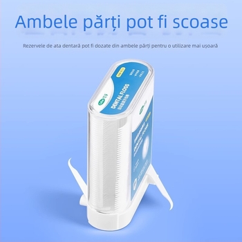 Kefu dozator automat de ață dentară, ultra-subțire, ambalaj familial, 88 bucăți
