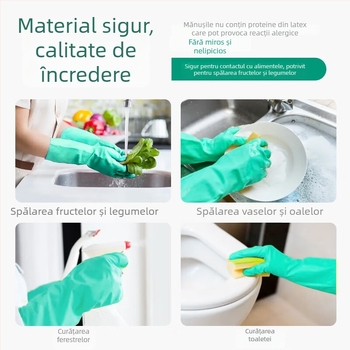 Mănuși de spălat Pip din nitril – bucătărie casnică, rezistente la substanțe chimice, rezistente la acizi și baze