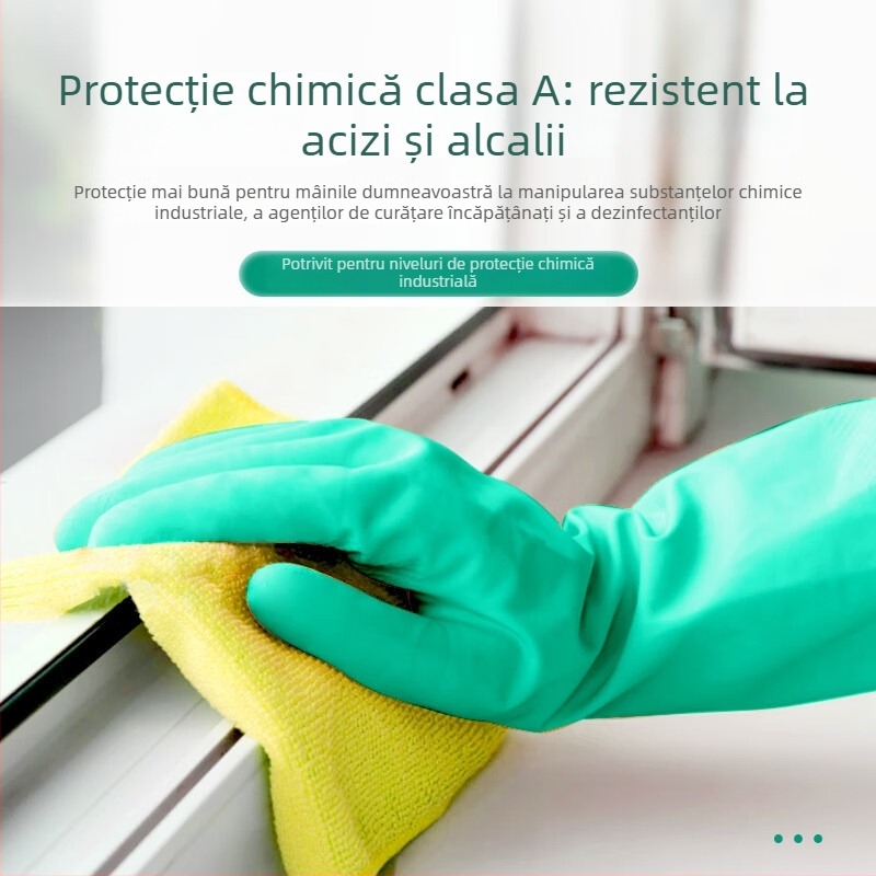 Mănuși de spălat Pip din nitril – bucătărie casnică, rezistente la substanțe chimice, rezistente la acizi și baze