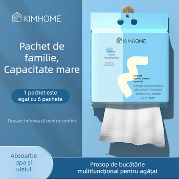 KIMHOME Cârpe de bucătărie de unică folosință – umedă și uscată, cu posibilitate de agățare