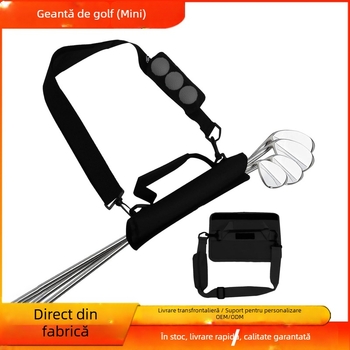 Geantă de golf mini portabilă, multifuncțională, cu curea de umăr