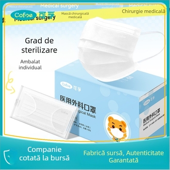 Corfu mască medicală de unică folosință, sterilizată, ambalată individual