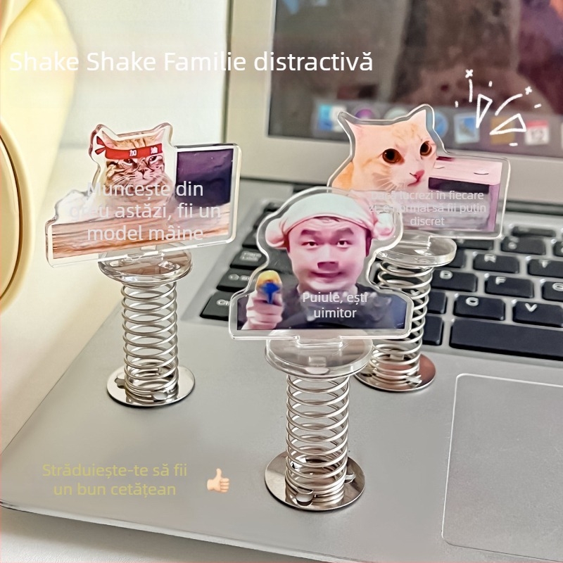 Figurină acrilică pentru birou – decor amuzant, inspirațional
