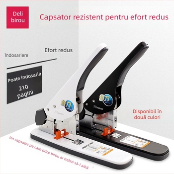 Deli 0485 Capsator de birou, rezistent, capacitate până la 210 coli
