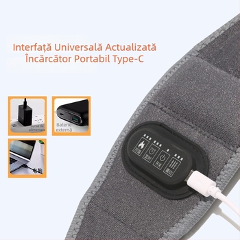 Brățară electrică de încheietură cu încălzire, încărcare inteligentă, trei niveluri de temperatură, terapie termică și vibrații la Shenmen pentru un somn mai bun
