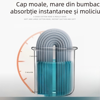 Cap de mop cu burete absorbant PVA, accesoriu universal pentru mop, utilizare uscată și umedă, ecologic și înlocuibil