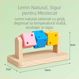 Jucărie interactivă pentru hamsteri și iepuri de Guinea, cub labirint cu peisaj pentru animale de companie mici