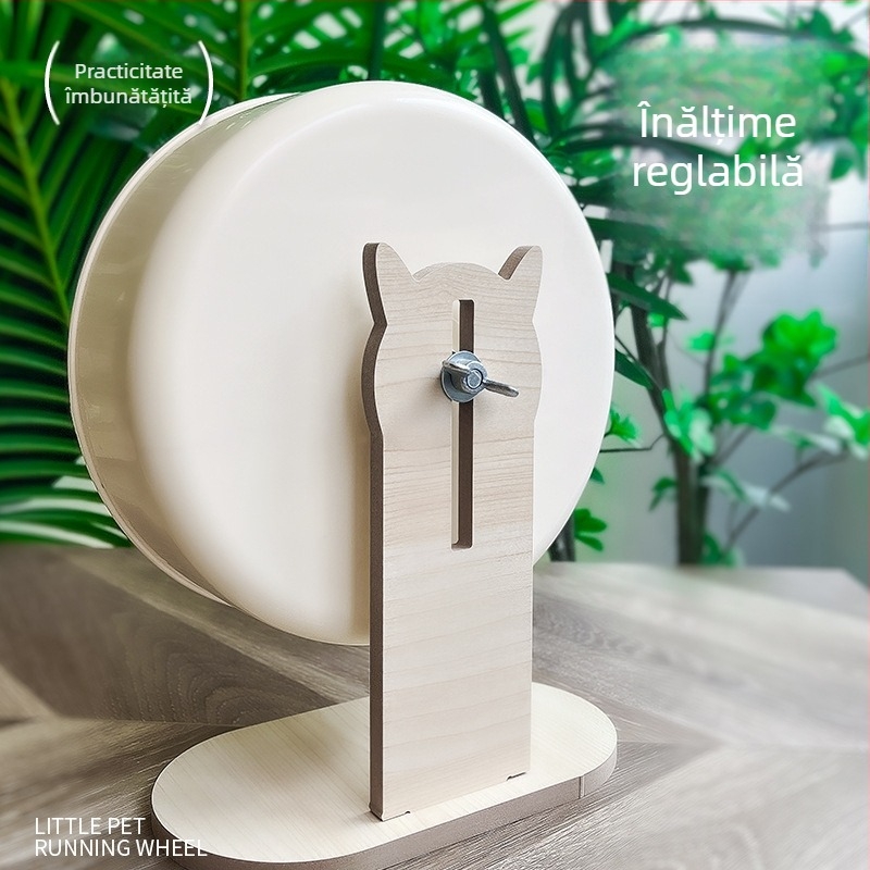 Roată de alergare pentru hamster, foarte silențioasă, diametrul 23 cm, dimensiune mare, pentru decorarea cuștii