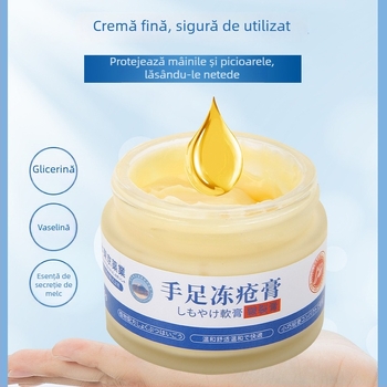 Cremă pentru piele crăpată a mâinilor și picioarelor, cu ulei de șarpe și ulei de cal; cremă pentru mâini; cremă pentru călcâie; cremă împotriva degerăturilor