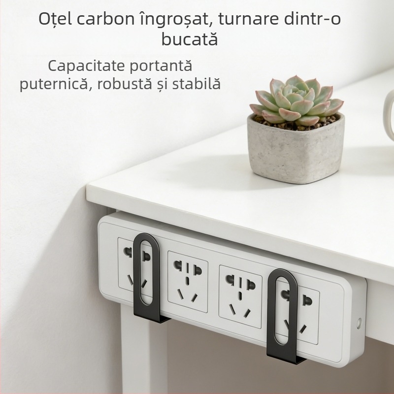 Cutie de depozitare pentru router, raft montat pe perete, un singur nivel, oțel carbon, artă din fier, fără găuri