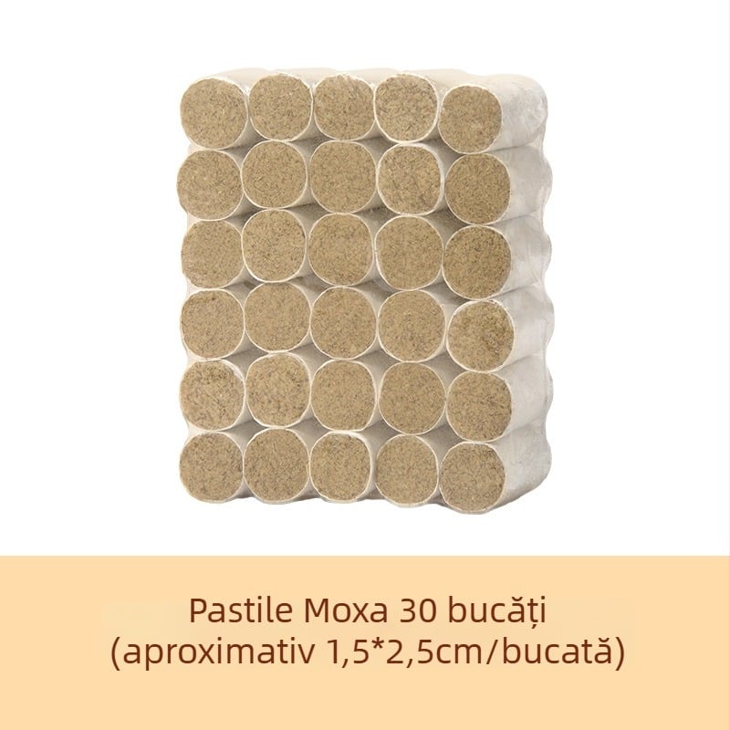 Cutie portabilă pentru moxibustie cu flacără deschisă, recipient multifuncțional cu mugwort pentru compresie caldă și tratament abdominal