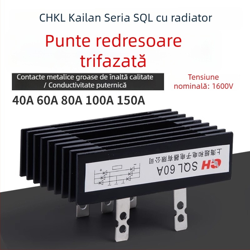 CHKL SQL100A1000V Punte redresoare trifazate, SQL100A(100×60)