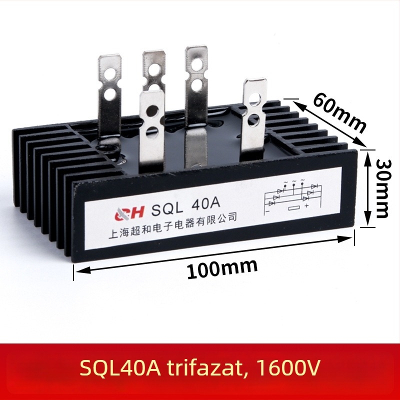 CHKL SQL100A1000V Punte redresoare trifazate, SQL100A(100×60)