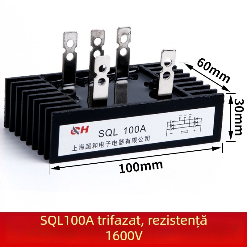 CHKL SQL100A1000V Punte redresoare trifazate, SQL100A(100×60)