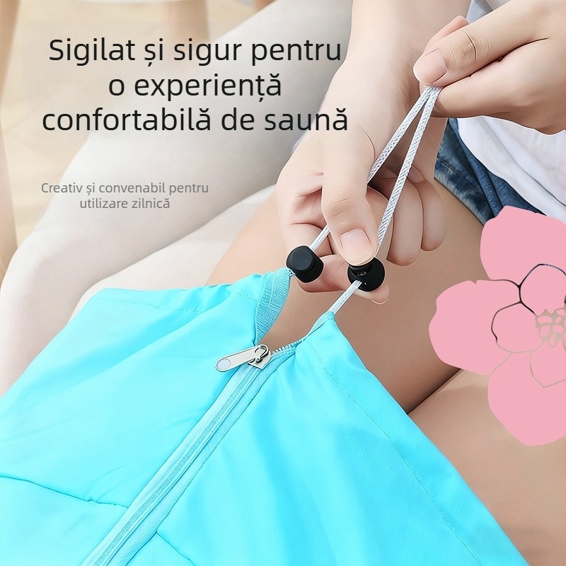 Găleată pliabilă pentru baie a picioarelor, adâncă până la genunchi, izolație pentru gambă, vas de baie pentru picioare, pereți groși