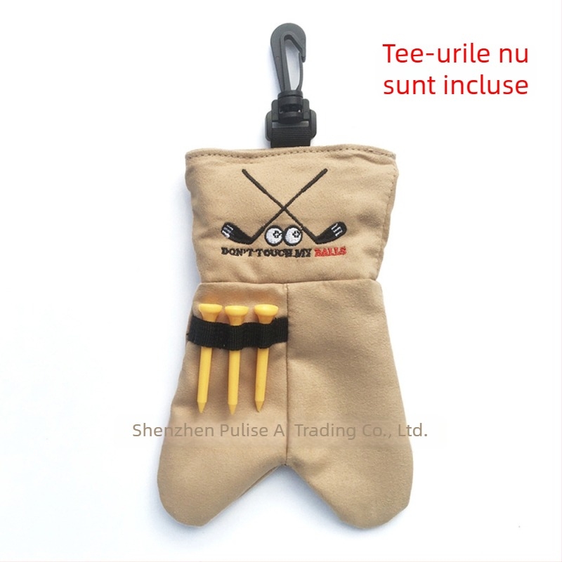 Geantă pentru mingi de golf cu capac de protecție, husă de depozitare portabilă și accesorii pentru mingi