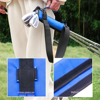 Geantă de golf pentru bărbați și femei, geantă de cluburi portabilă pentru călători, geantă golf mini, rucsac compact