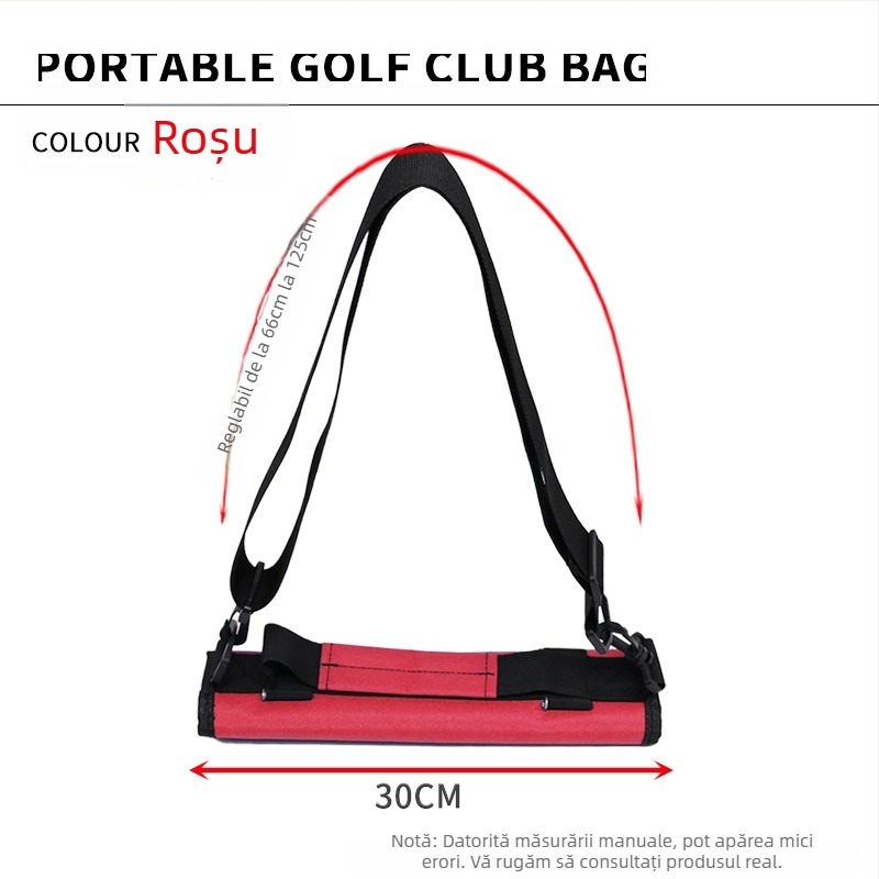 Geantă de golf pentru bărbați și femei, geantă de cluburi portabilă pentru călători, geantă golf mini, rucsac compact