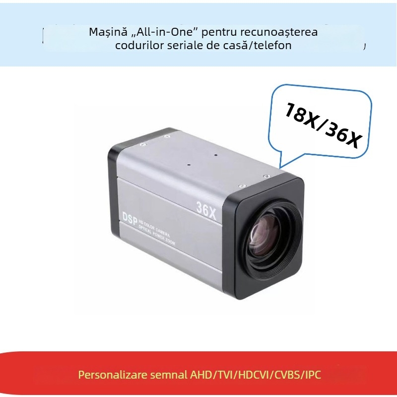 Cameră integrată cu zoom 36x, AHD coaxial, supraveghere în rețea, digital all-in-one, interior 1080p
