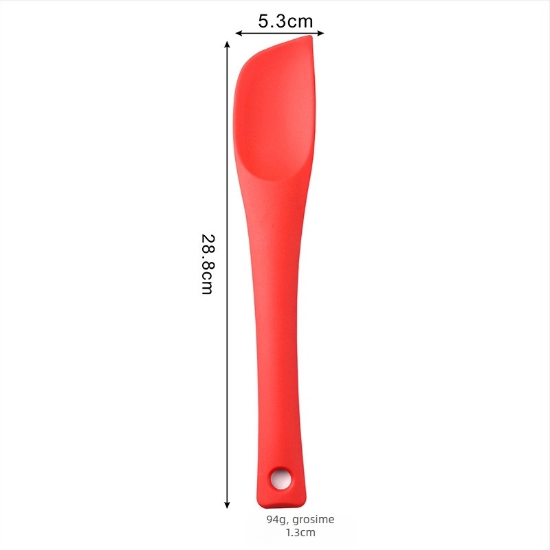 Spatulă de silicon integrată pentru bucătărie – pentru coacere, amestecarea cremei de tort, rezistentă la temperaturi înalte