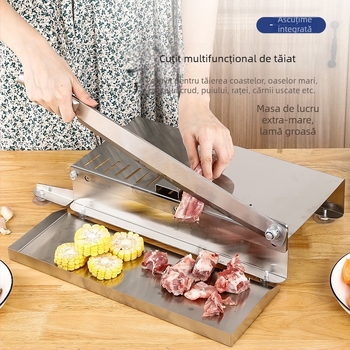 Feliator de carne din oțel inoxidabil pentru rulouri de vită și miel, tăietor multifuncțional pentru carne și oase, uz casnic